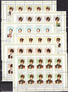 Молдова, 2008, Князья, Господари, Правители, 6 листов